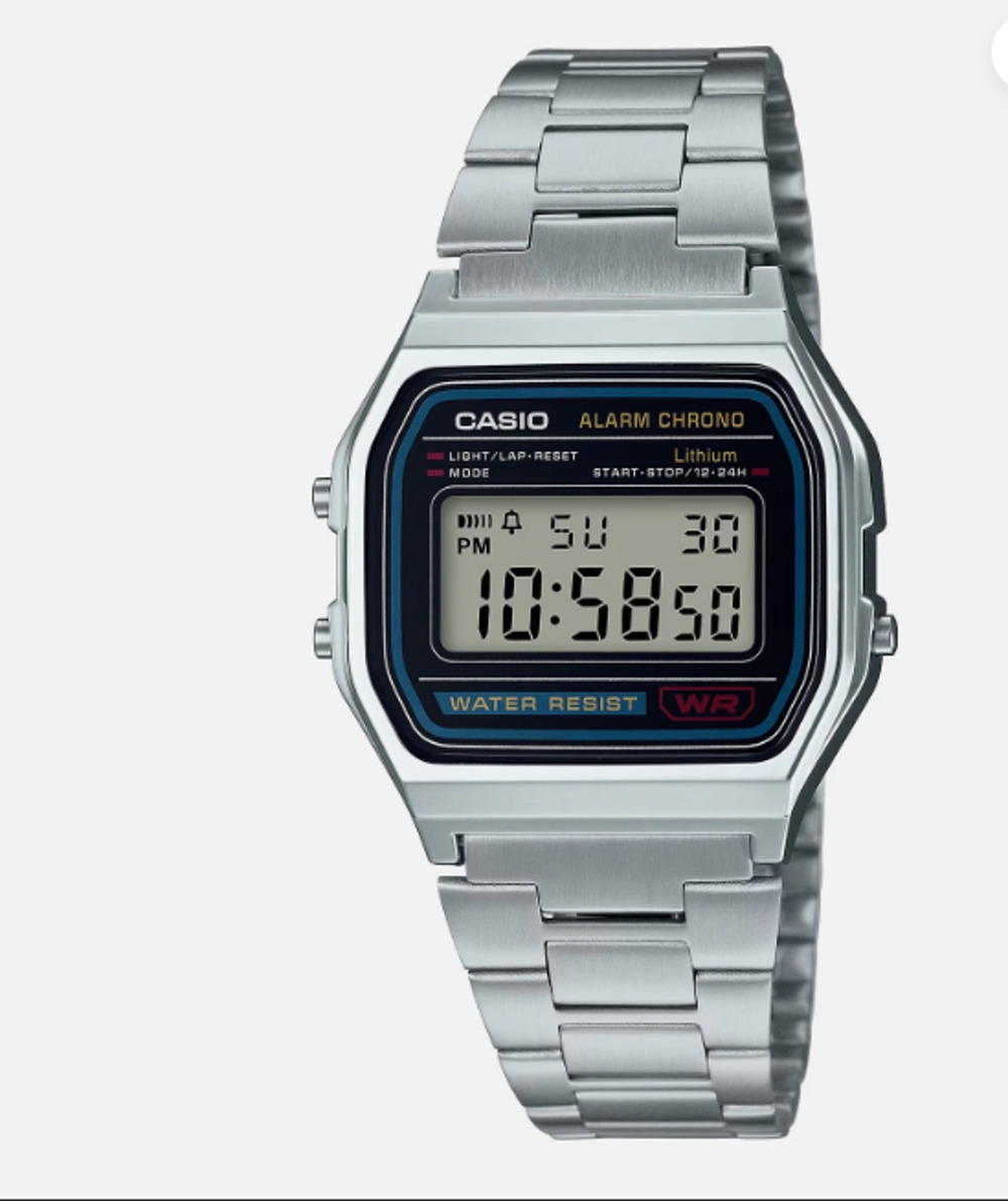🔥🔥 Casio A158WA - 1CR Series - Unisex Digital Watch - Silver *NEW in BOX* 🔥🔥